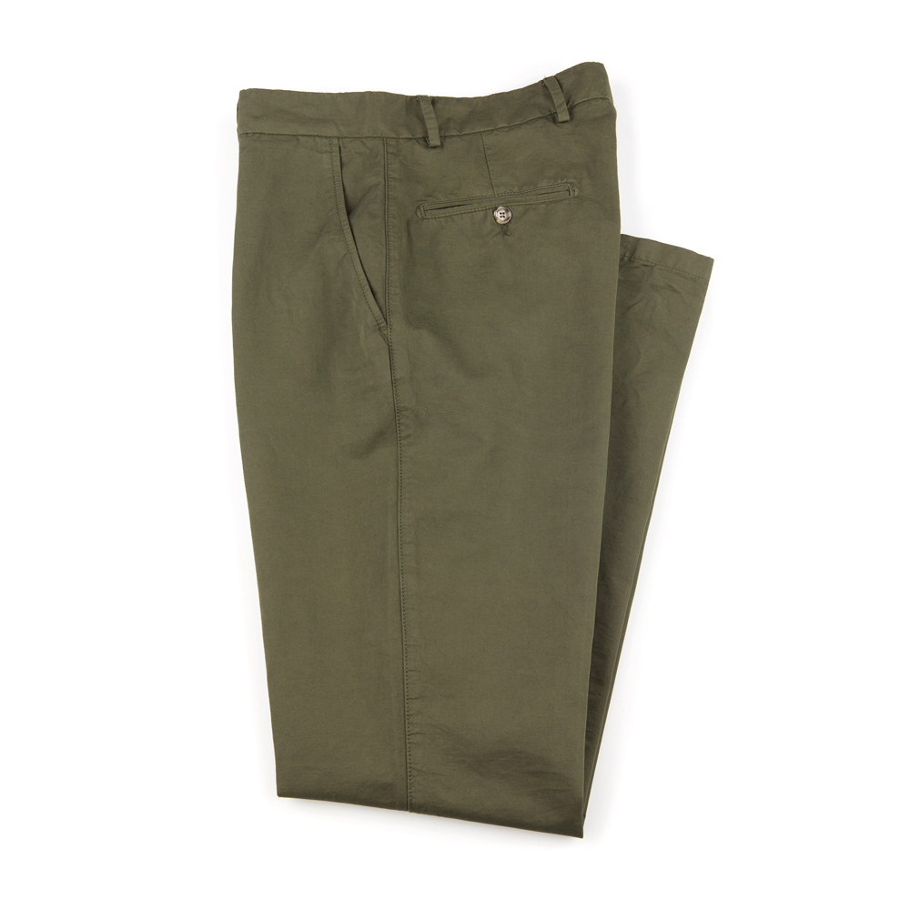 Pantalón chino verde militar Brooksfield | Outlet Oficial en España de  Brooksfield
